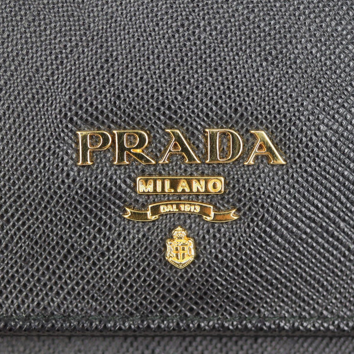 Prada Saffiano Metal Wallet on Strap Hardware
