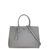 Prada Saffiano Lux Galleria Double Zip Tote Medium