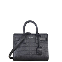 Saint Laurent Sac de Jour Nano Croc-Embossed