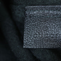 Gucci Logo Print Leather Pouch Stamp
