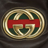 Gucci Leather Britt Medium Tote Hardware
