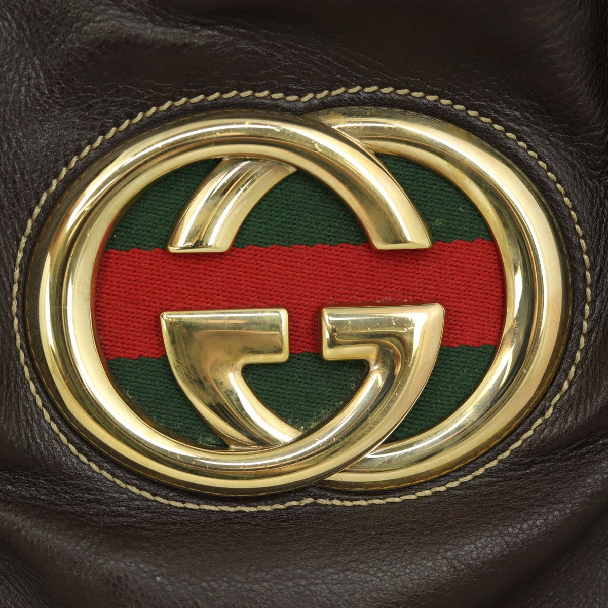 Gucci Leather Britt Medium Tote Hardware
