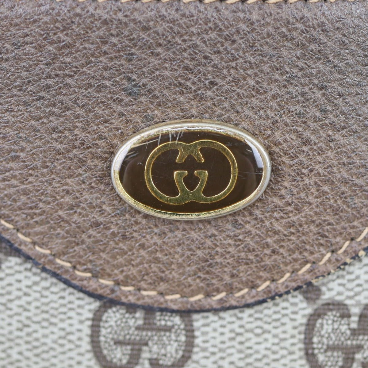 Gucci GG Web Sherry Line Tote Hardware

