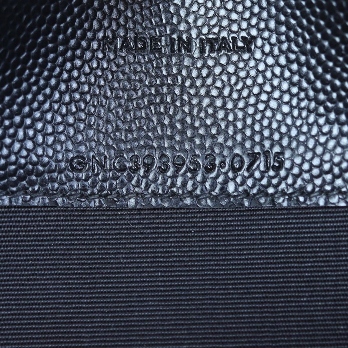 Saint Laurent Monogram Chain Wallet Date code
