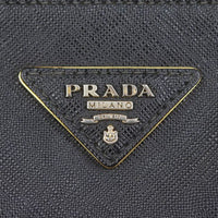 Prada Saffiano Lux Galleria Double Zip Tote Small Hardware
