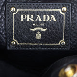 Prada Vitello Daino Side Pocket Tote Stamp
