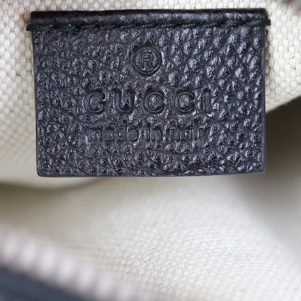 Gucci Logo Print Messenger Stamp
