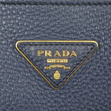 Prada Vitello Daino Two Way Tote Hardware
