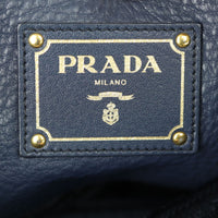 Prada Vitello Daino Two Way Tote Stamp
