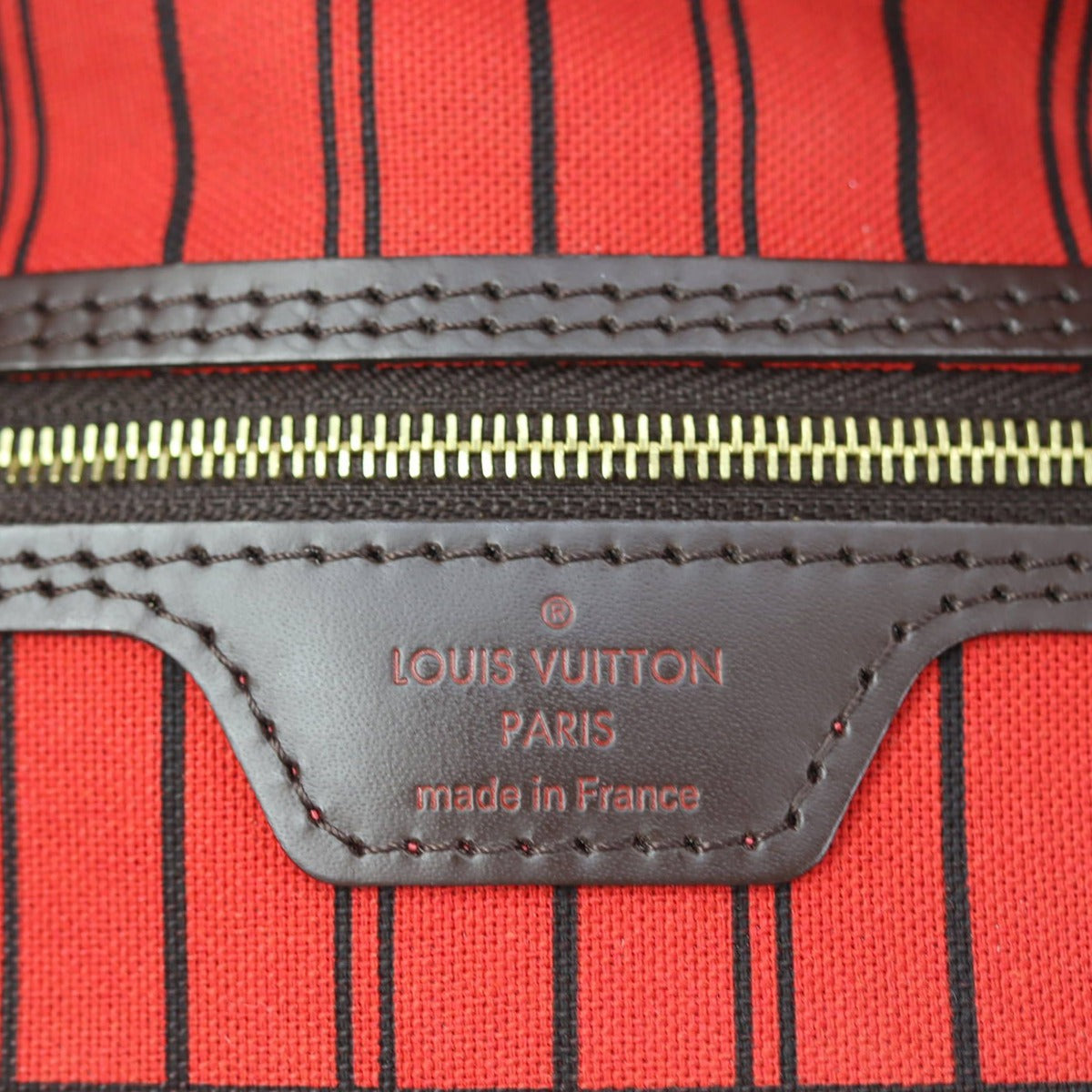 Louis Vuitton Neverfull PM Damier Ebene Stamp
