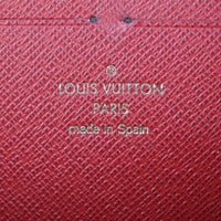 Louis Vuitton Clemence Wallet Damier Ebene Stamp
