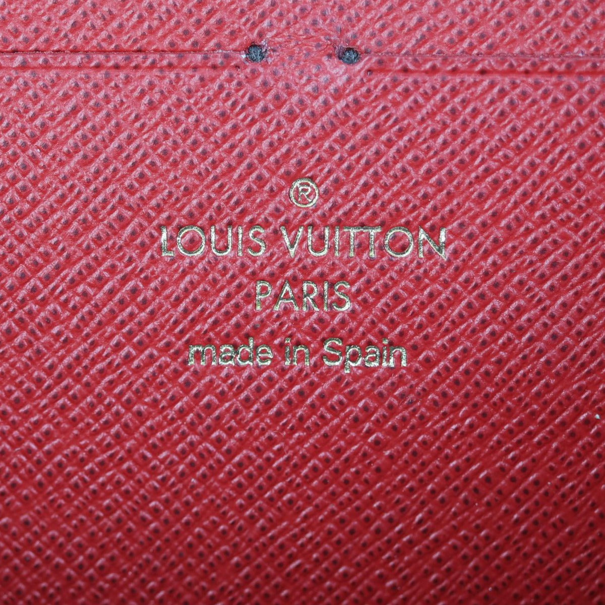 Louis Vuitton Clemence Wallet Damier Ebene Stamp
