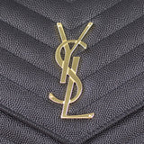 Saint Laurent Monogram Envelope Chain Wallet Hardware