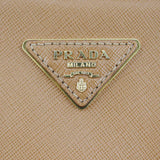 Prada Saffiano Lux Galleria Double Zip Tote Large Hardware