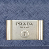 Prada Saffiano Lock Wallet Hardware
