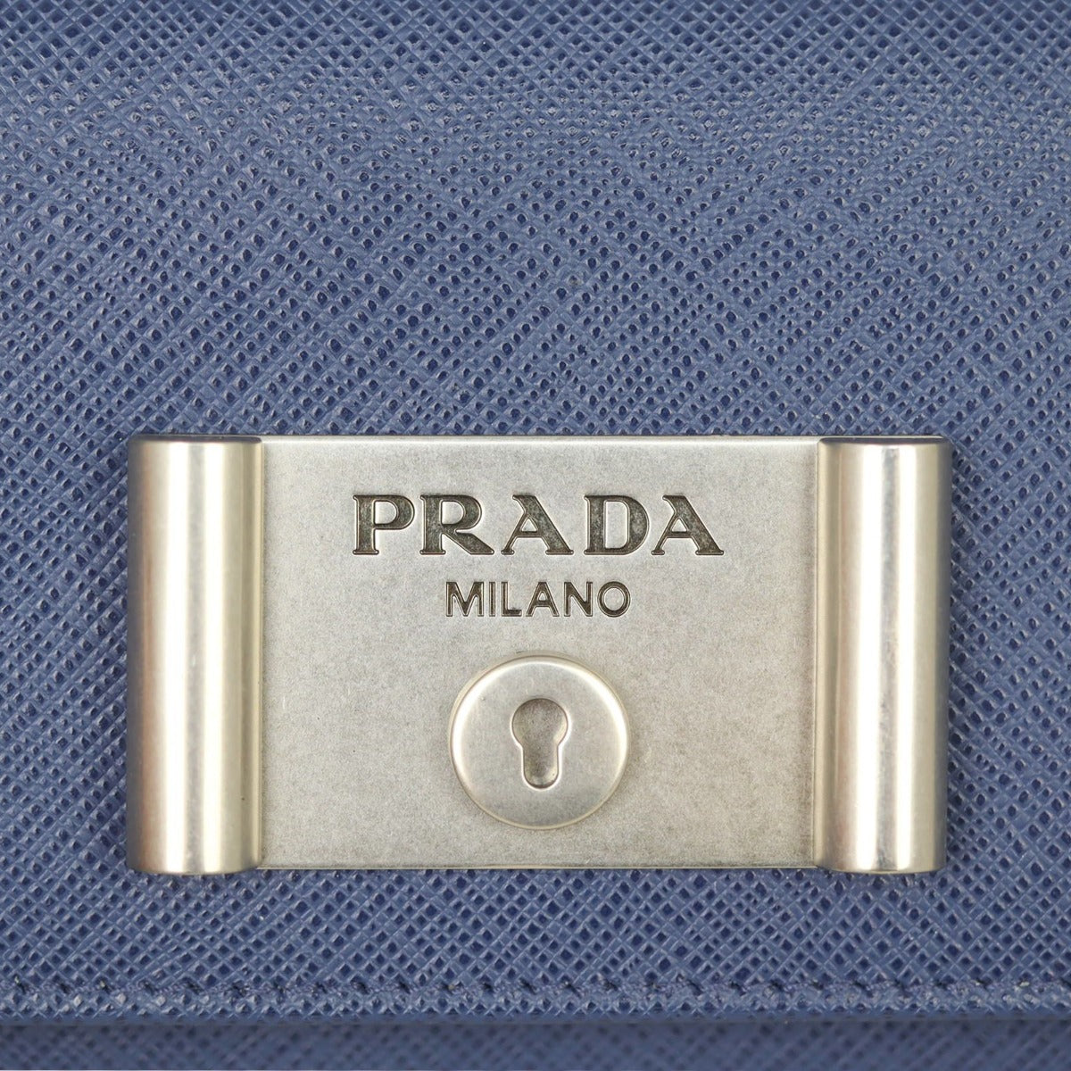 Prada Saffiano Lock Wallet Hardware
