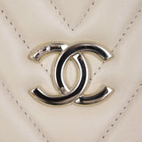 Chanel CC Chevron Shopping Tote Hardware
