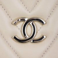 Chanel CC Chevron Shopping Tote Hardware
