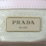 Prada Saffiano Lux Galleria Double Zip Tote Small Stamp
