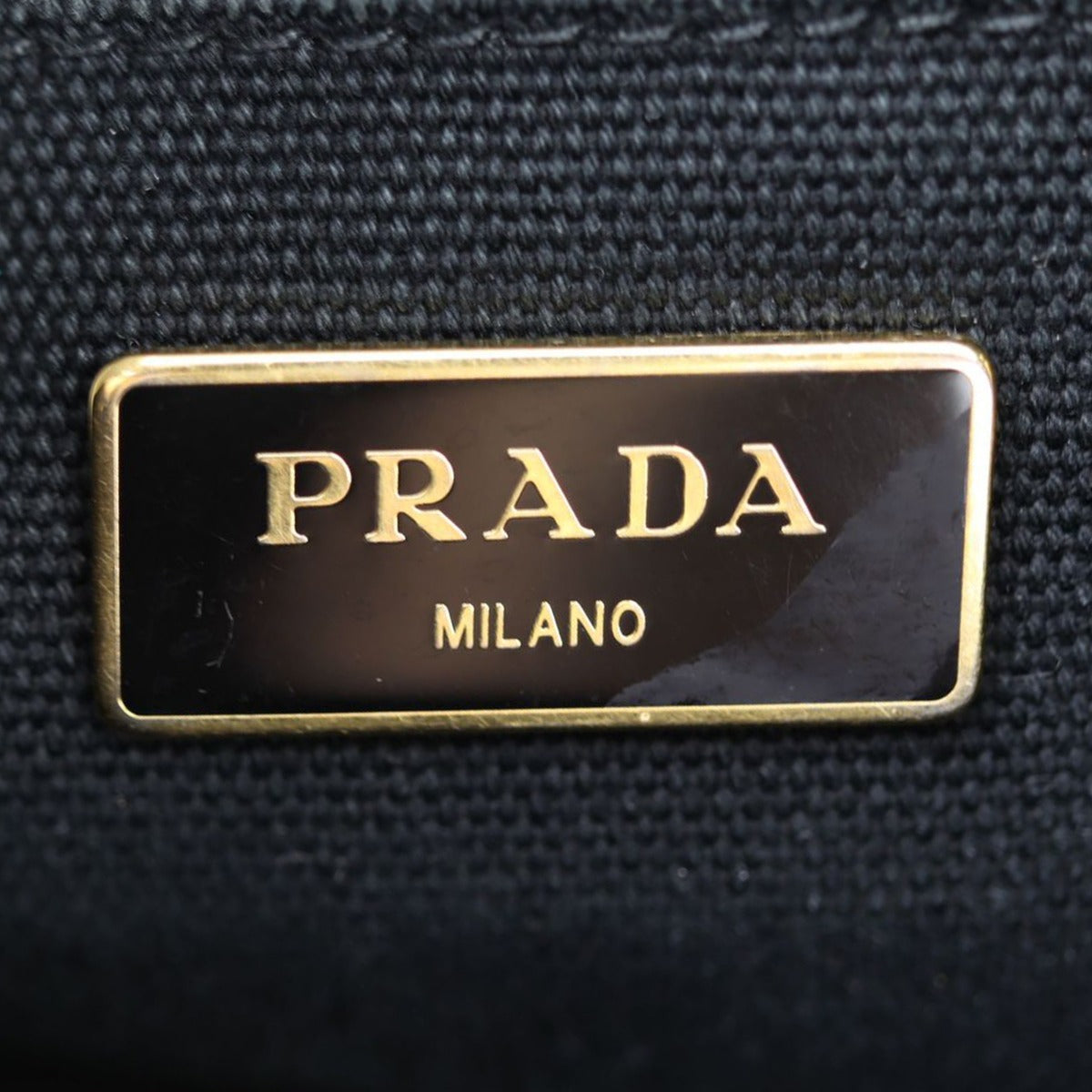 Prada Canapa Logo Tote Small Stamp
